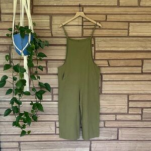 Olive Green Overalls